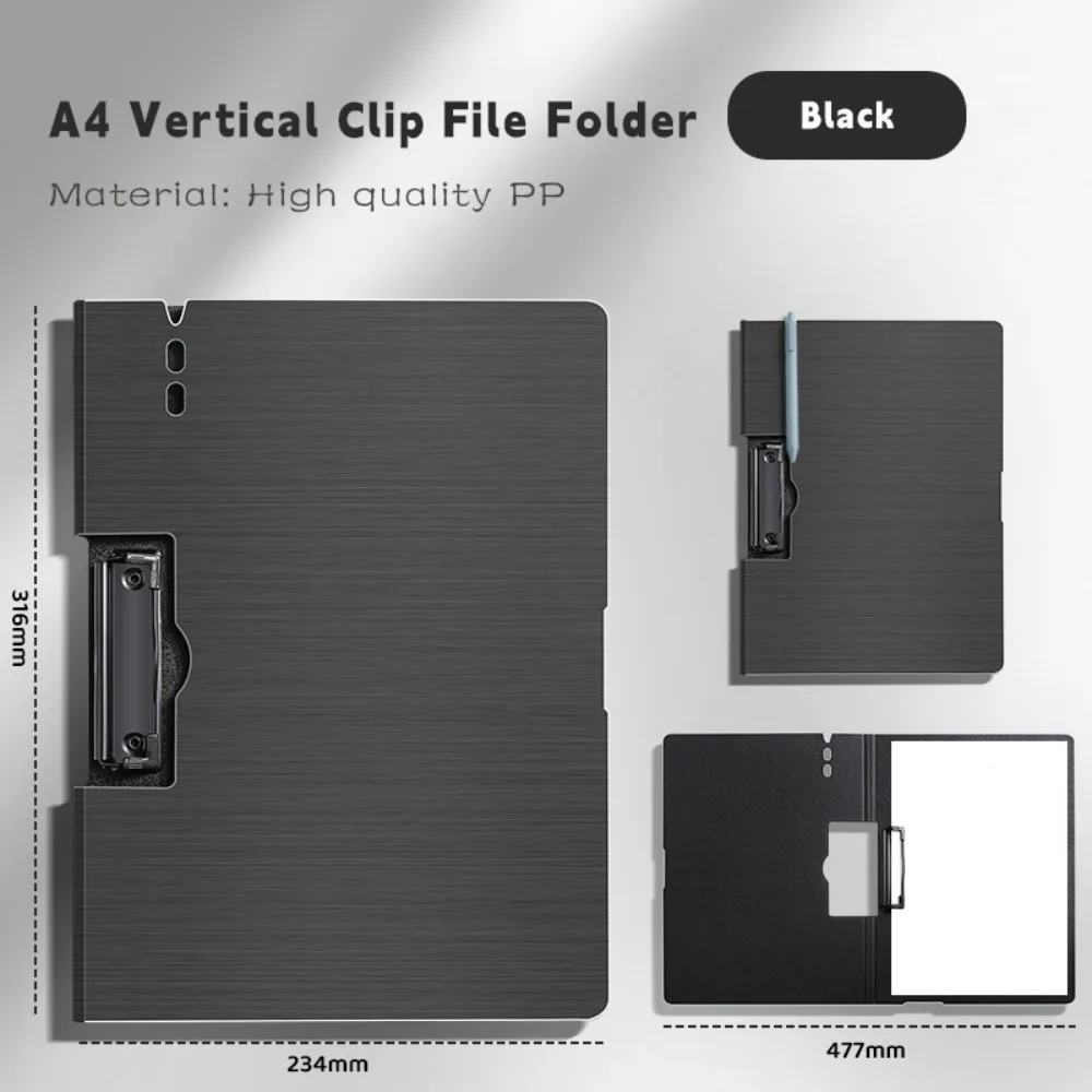 

Утолщенная папка для файлов формата А4 из полипропилена, горизонтальный/вертикальный зажим, цветной блокнот в стиле ретро, тестовая шина для хранения бумаги, шина для письма