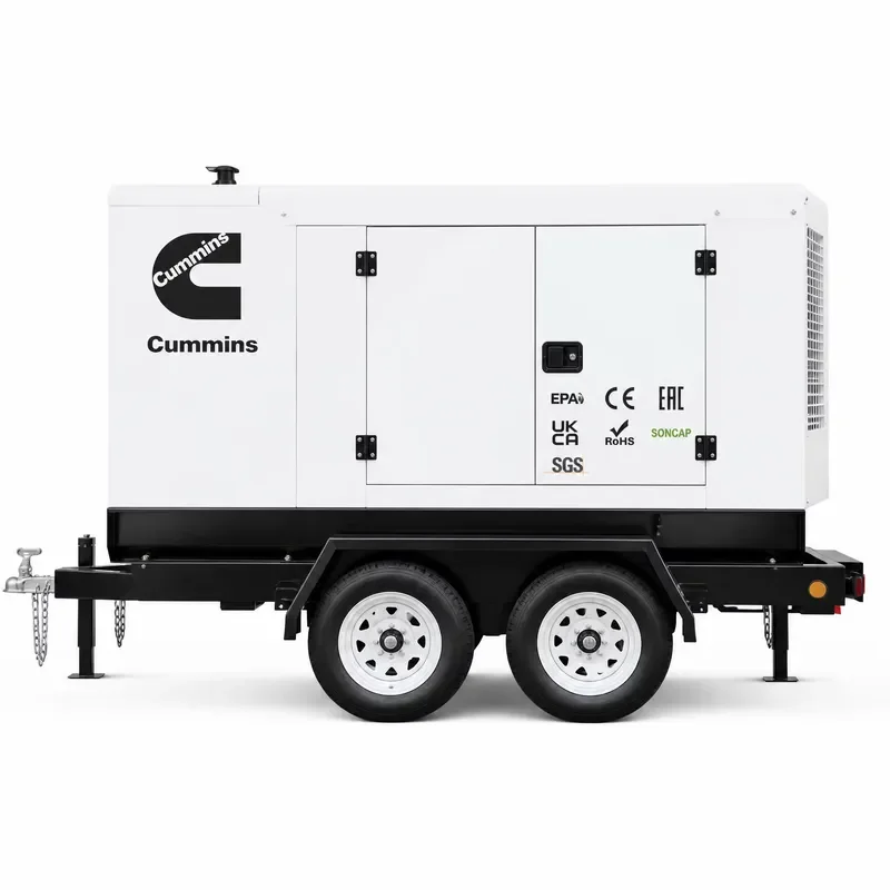 Super Silent Generator Set 50KVA Weichai Engine Three-phase AC Generator Remote Start ATS System for Home Use