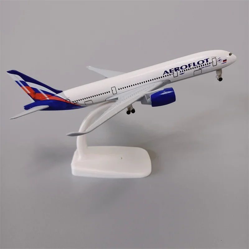 19 cm stop metali Rosyjska Powietrzna Rosja Aeroflot Airbus 350 A350 Airlines Diecast Model samolotu Samolot i koła Podwozie