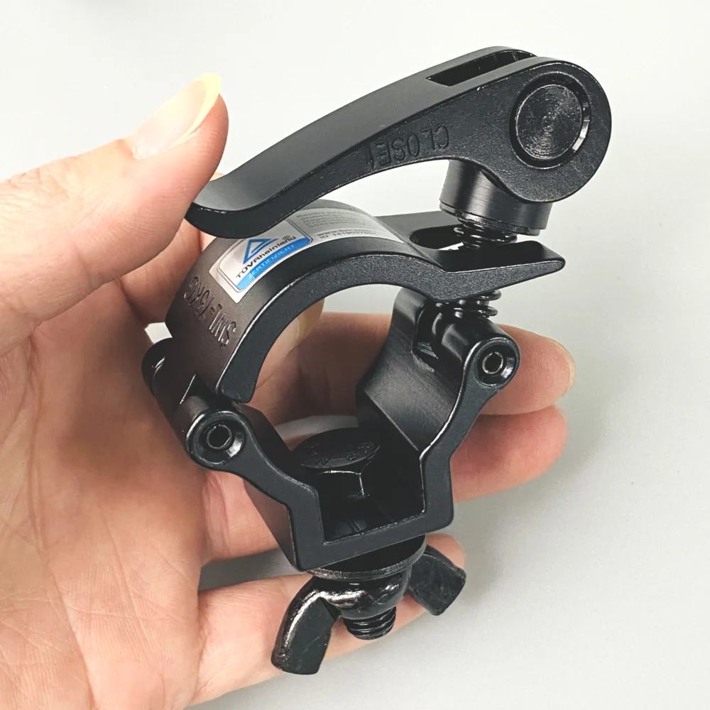 25/30/35/40/45/50mm Clamp Aluminum Quick Release Handle Fast Lock Clamps Stage Lighting Truss Tube Mount Hanger Claws Hooks DJs image 3