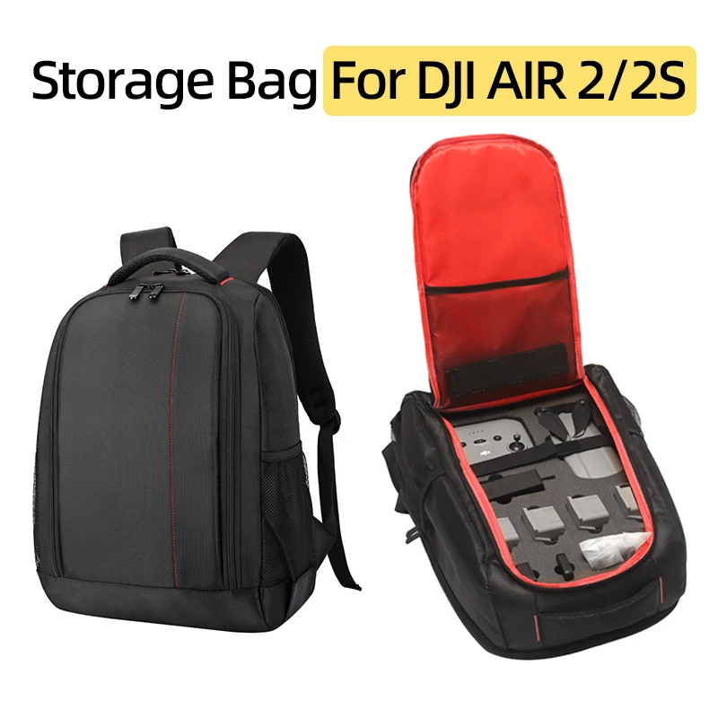 

For DJI Air 2S Drone RC-N1 Remote Controller Storage Bag Portable Backpack Carrying Case Mavic AIR 2 Drone Storage Accessories