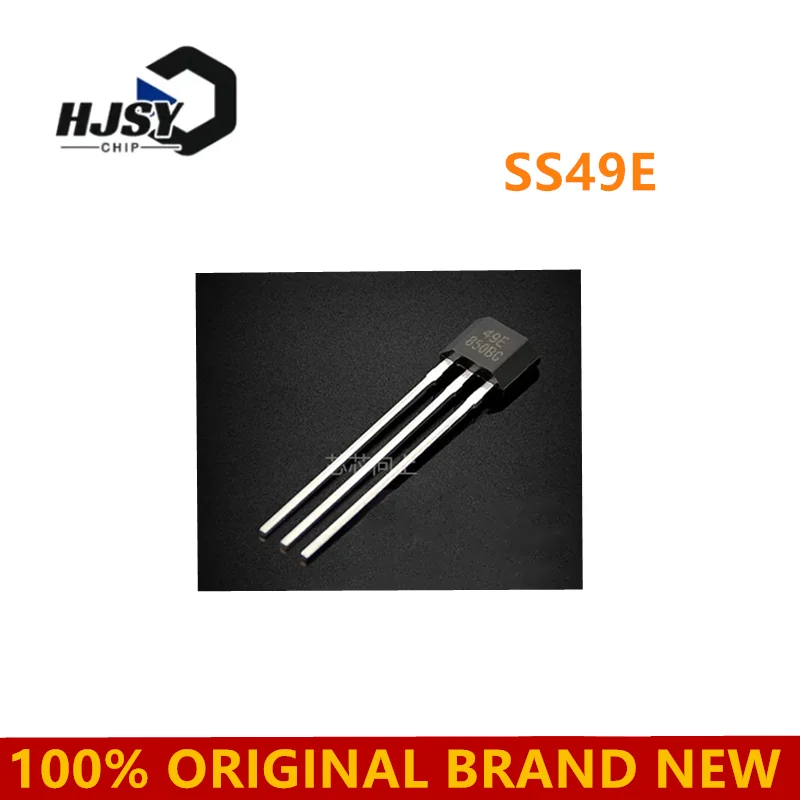 

10PCS/LOT 100% NEW AND ORIGINAL SS49E SS49 Flat TO-92, 3.0Vdc Ratiometric, PCB Hall Effect / Magnetic Sensors