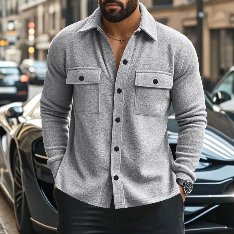 

Мужская повседневная модная верхняя одежда Jaet, весенне-осеннее облегающее пальто, длинное пальто на одной пуговице, без бренда