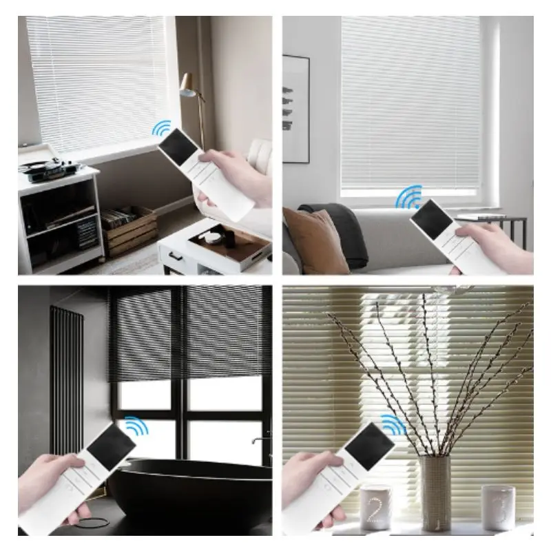 Cordless Aluminum Venetian Blinds No Drilling Waterproof Slats Brushed Aluminum Alloy Sunshade Bathroom Kitchen Customize