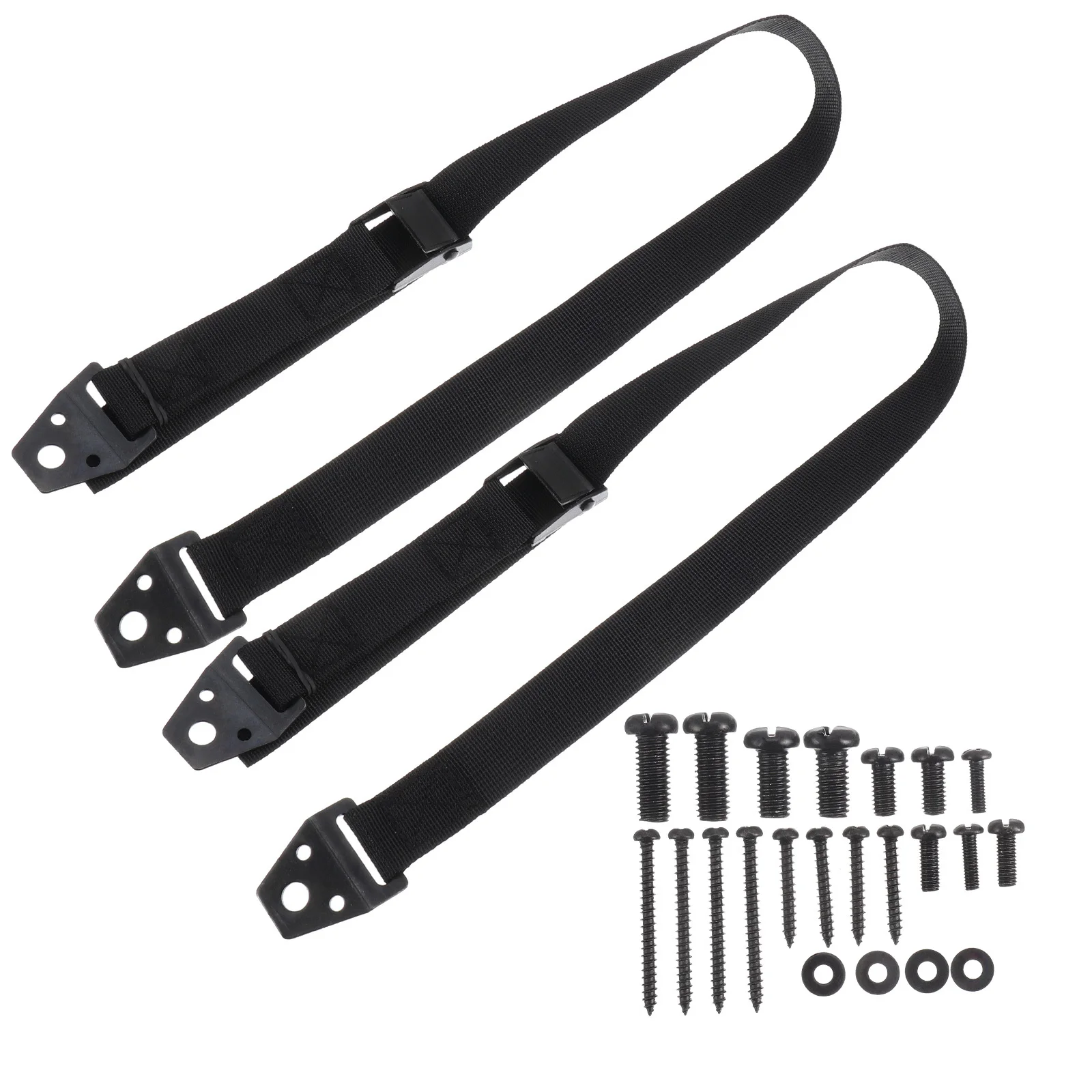 

2pcs Adjustable Furniture Anti-Tip Straps Heavy Duty Safety For Bookshelf Cabinet Child Proofing Protection Strap