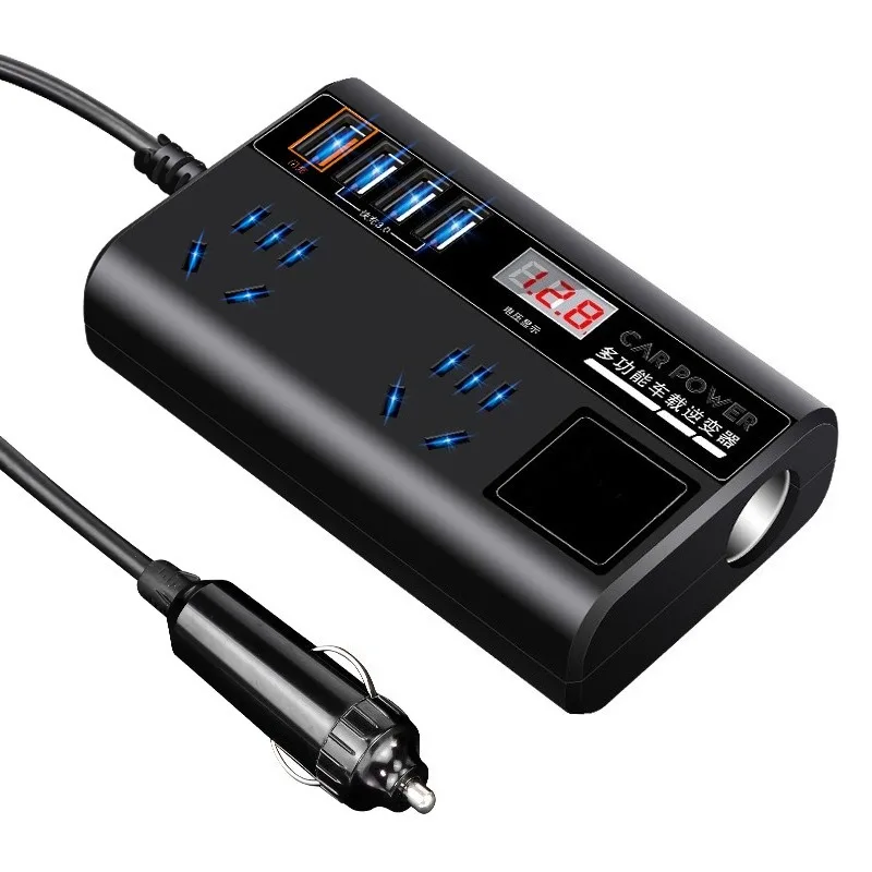 Car inverter 12V24V universal to 220V high-power, intelligent car inverter