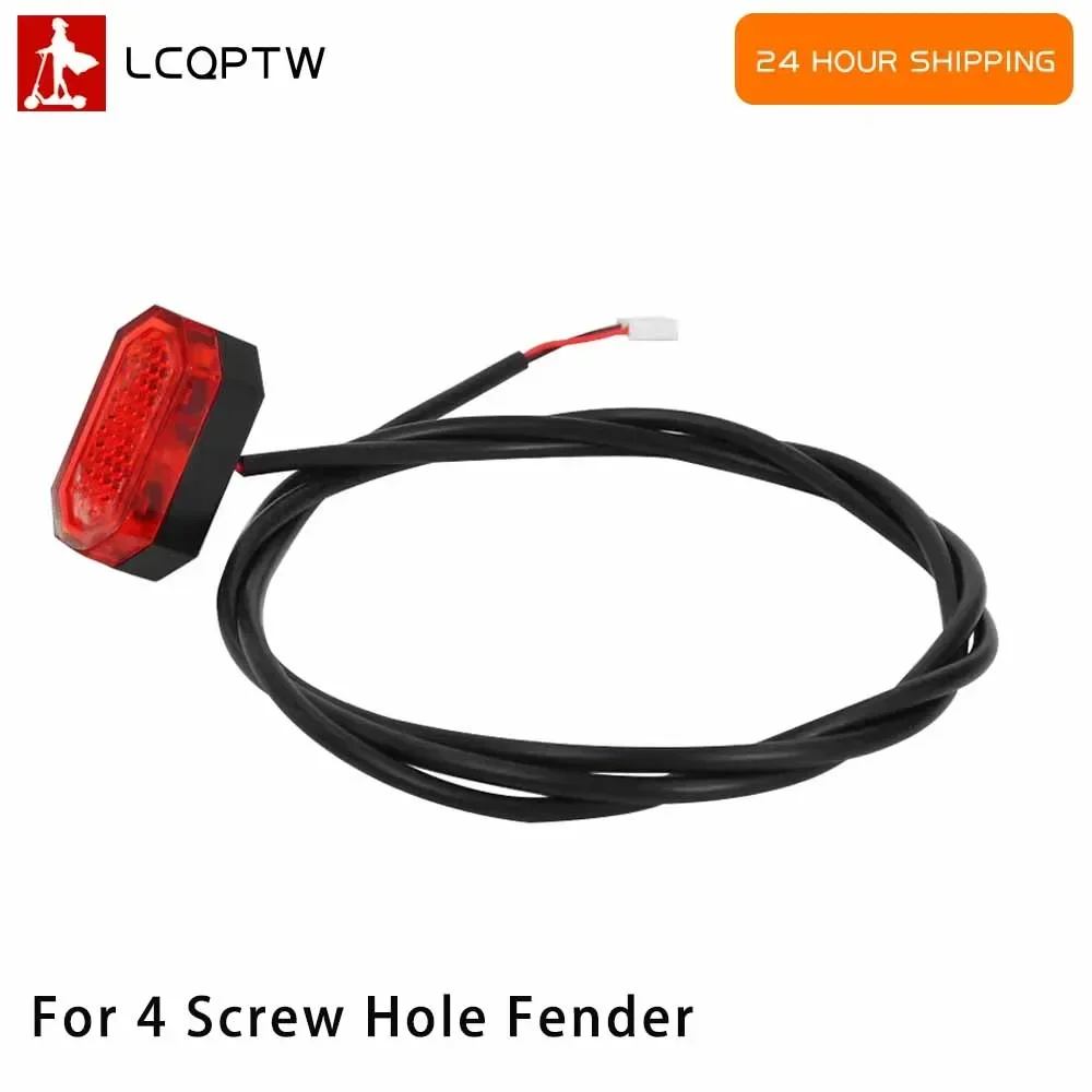 Hinten Fender Rücklicht Für 4-Schraube Loch Fender Elektrische Roller Wasserdichte Sicherheit Lampe KickScooter Zubehör Reparatur Teile