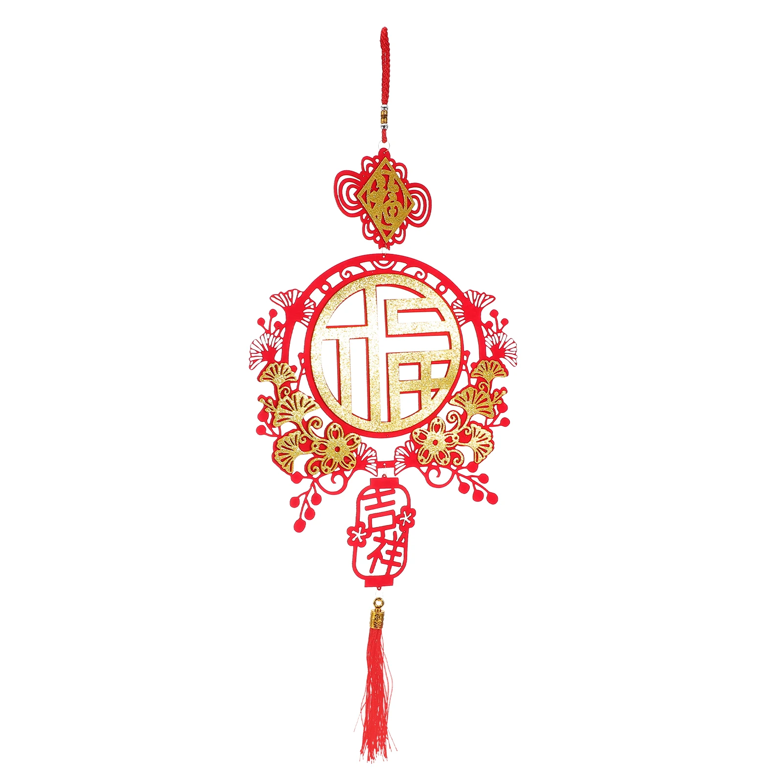 

RV Decorative Pendants Chinese Knot Fu Character Red Wall naments Spring Festival Hanging Decorations Lunar New Year Pendant New