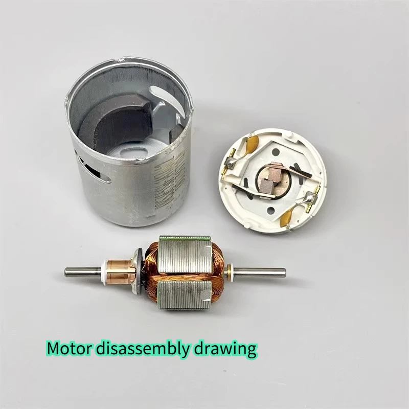 RS-365SH-14170 Мини-круглый двигатель постоянного тока 6 В 12 В 18 В 7772 об/мин Micro 365 Электродвигатель с двойным валом 2,3 мм, большой крутящий момент для робота-подметальной машины