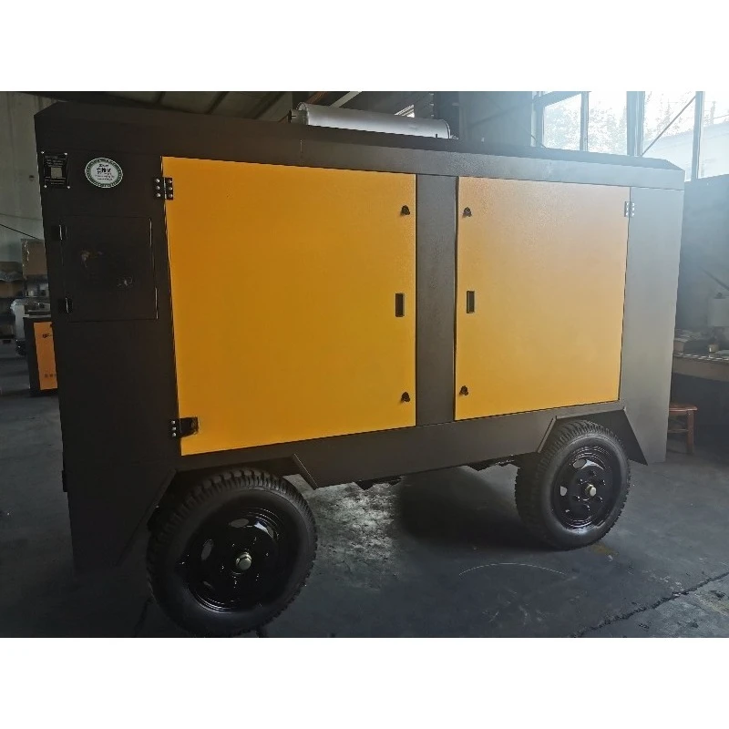 Low Noise 4kw 5.5kw 7.5kw Industrial Air Cooled Screw Compressor with Motor Engine Stationary 5hp 7hp 10hp