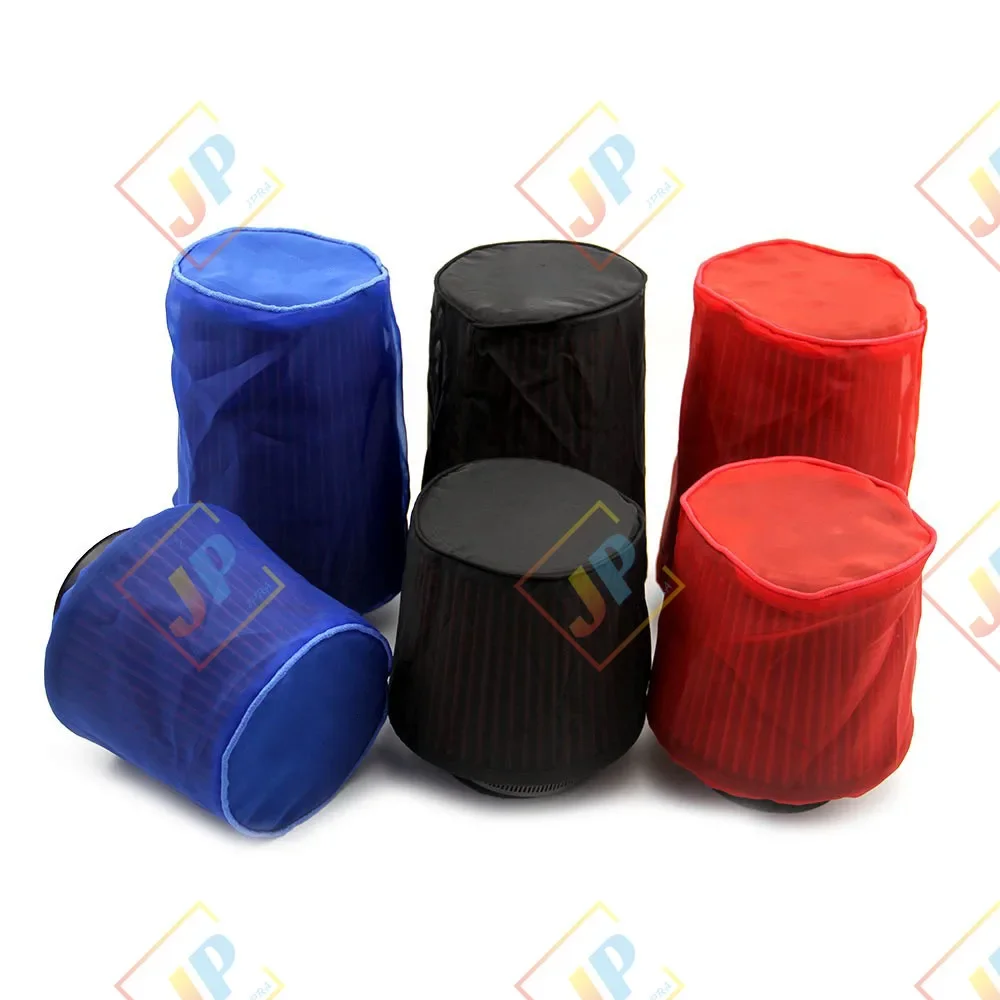 Universal Car Air Filter Protective Cover Waterproof Oilproof Dustproof for Cylindrical High Flow Air Intake Filters