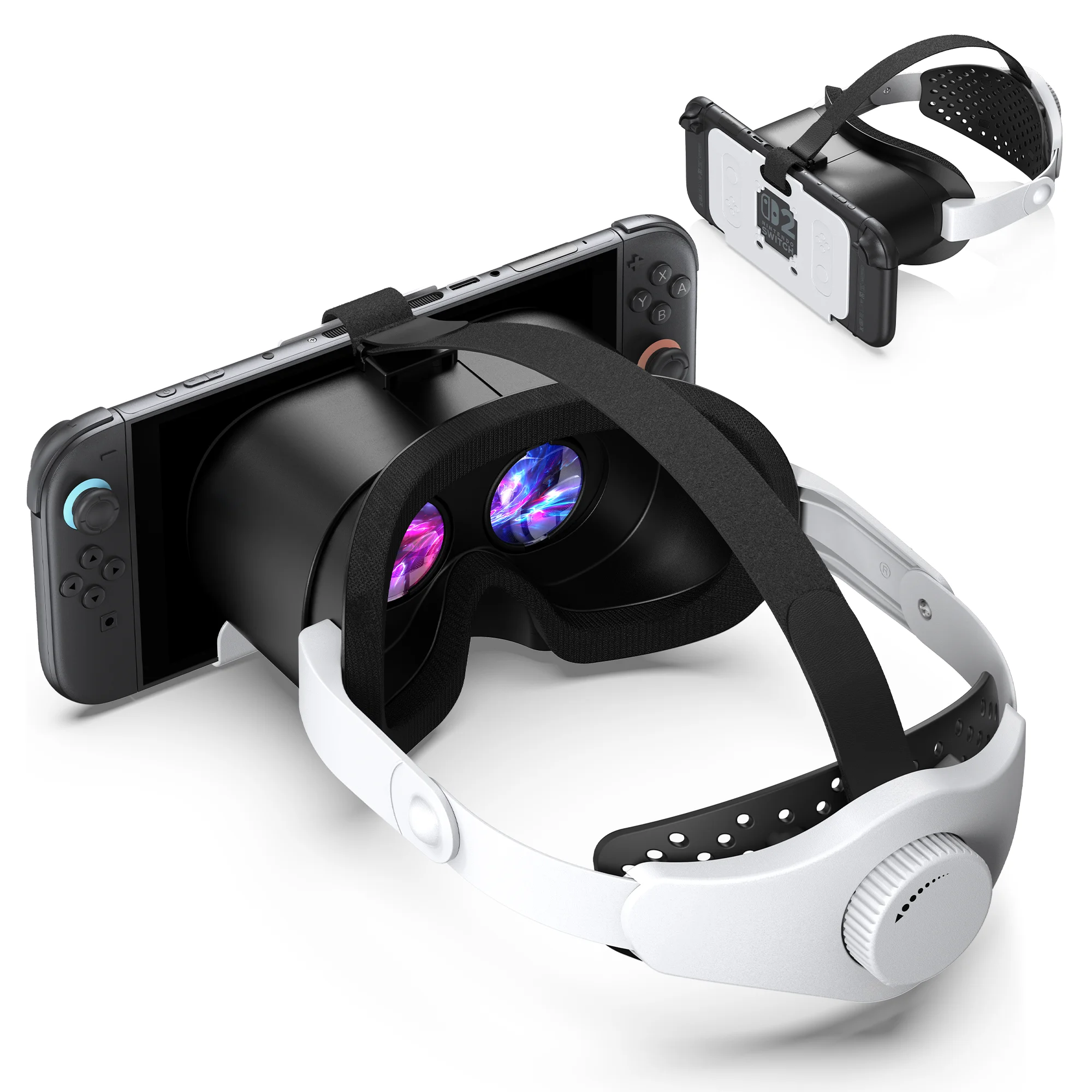 Upgraded VR Headset for Nintendo Switch 2 Adjustable HD Lenses and Comfortable Head Strap Virtual Boy 3D Goggles for Switch 2