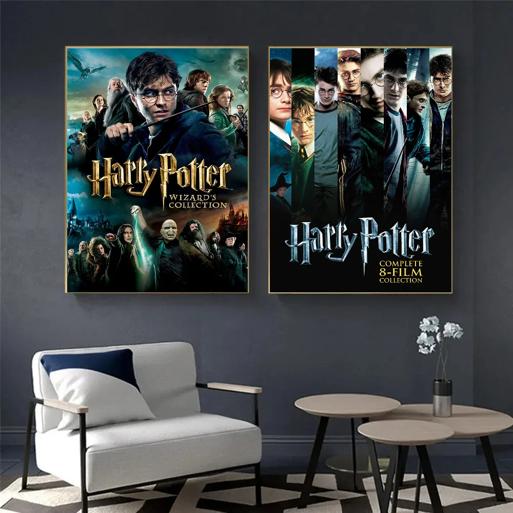 H-Harrys P-PotterS DIY Sticky Poster Vintage Room Bar Cafe Decor Home Decor