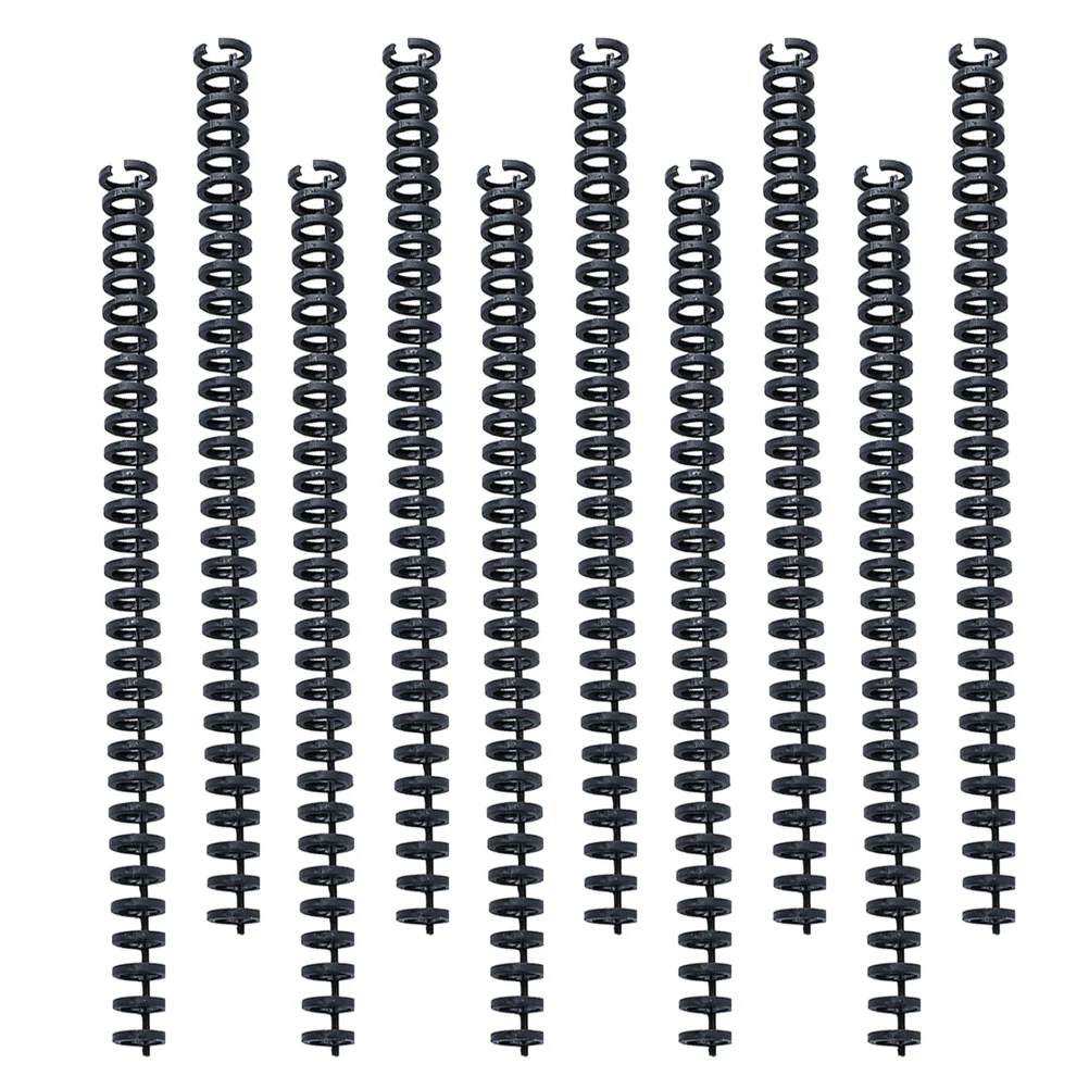10 Pcs Plastic Coil Notebook Spine Coils Spiral Loose Leaf Comb Bindings Spirals