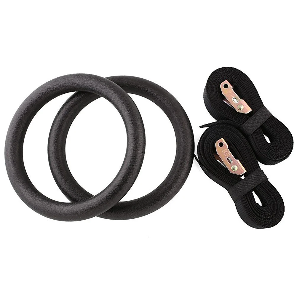 

Gymnastic Ring Set Fitness Rings for Full Body Strength and Bodyweight Training Cross-Training Workouts