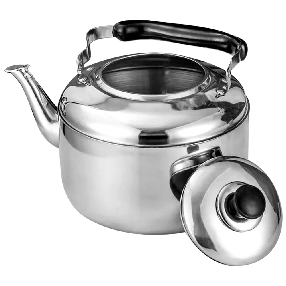 

Stainless Steel Kettle Whistle Camping Coffee Pot Teapot Boiler Whistling Water Boiling Metal Stove