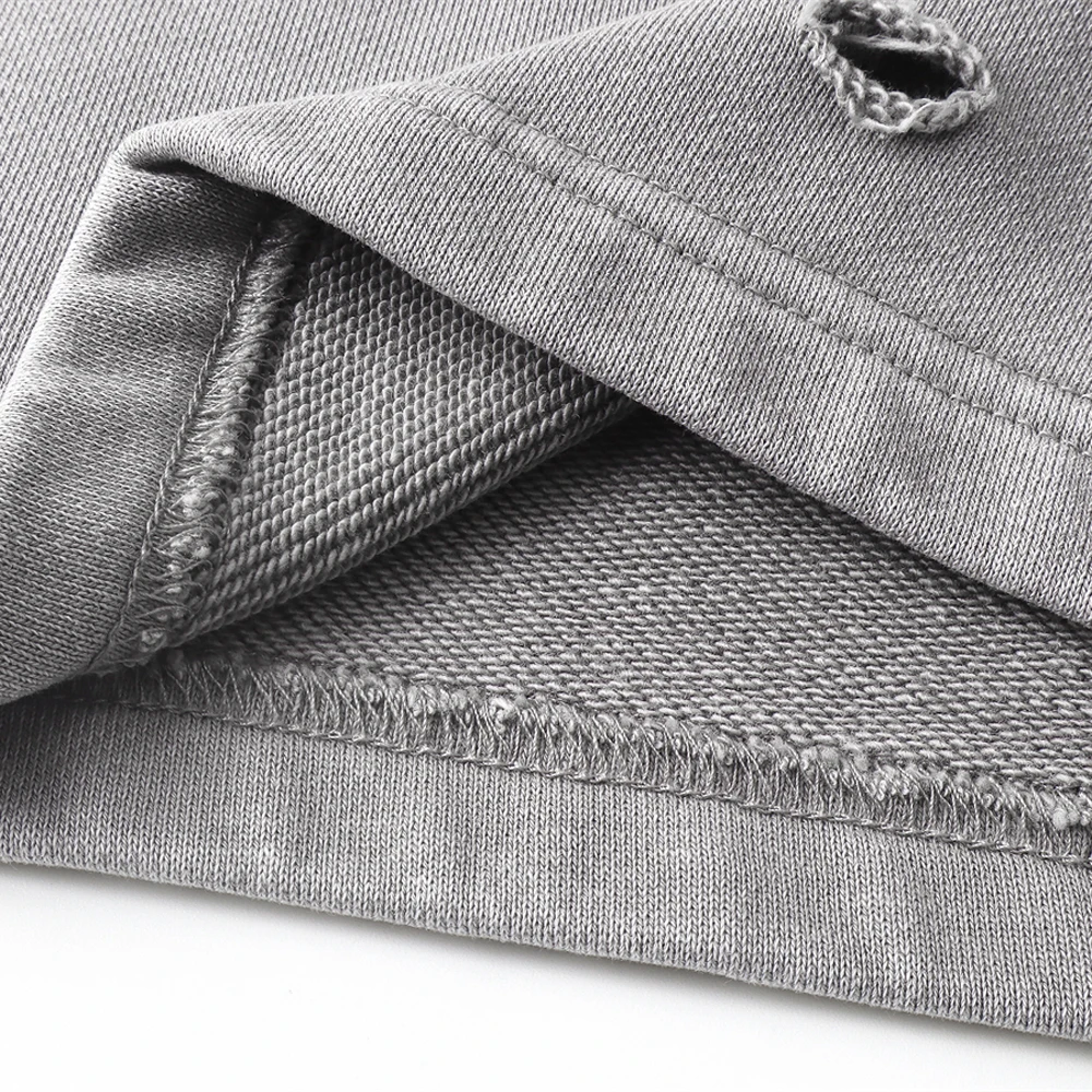 2025 new Streetwear Clothing Oversized Baggy Pants Hip-hop Men's Cotton Pant Casual Daily High Street Style Vintage Ripped Pants