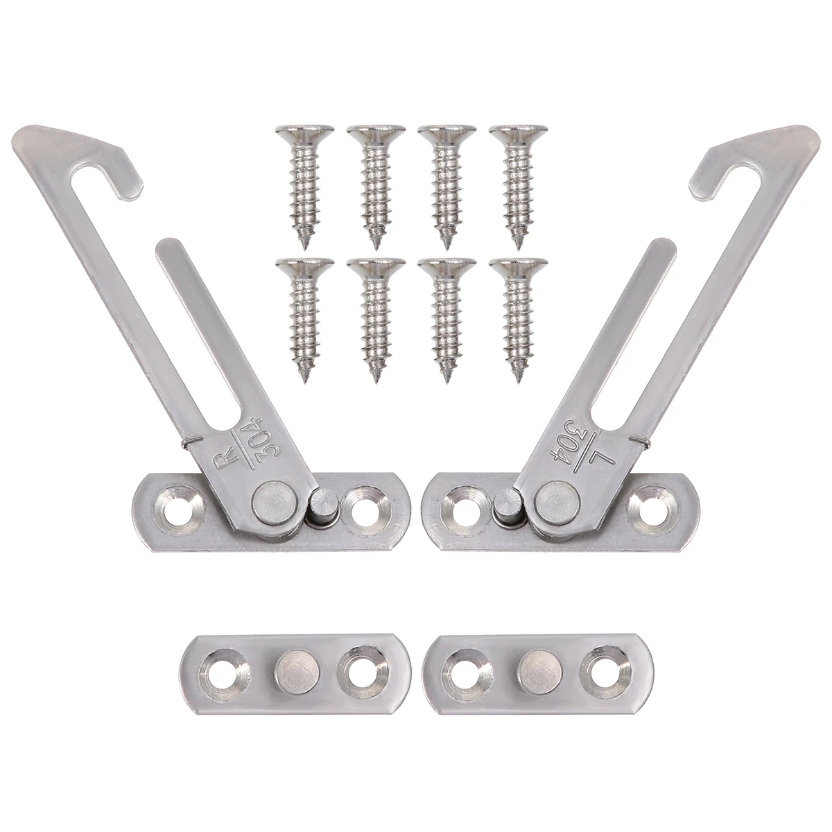 1 set Window Safety Latch Stainless Steel Sliding Lock for Kids Proof Limiter Childproof Security Restrictor Hardware