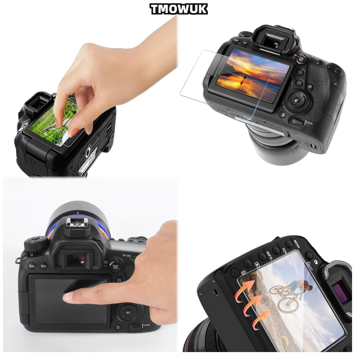 

For Canon 3000D 4000D Anti-Scratch HD Clear Tempered Glass Screen Protector Film 9H Hardness Camera LCD Cover