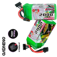 GNB 2000mAh 6S 22.2V LiPo｜120C-240C Burst｜XT60 Plug for RC Helicopter/Quadcopter/FPV Racing Drone​