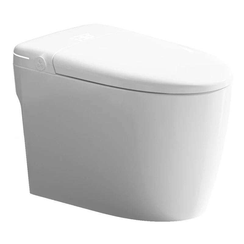 High Quality Flushing Night Light Remote Control Smart Toilet Modern Design Floor Mounted One Piece Intelligent Toilet