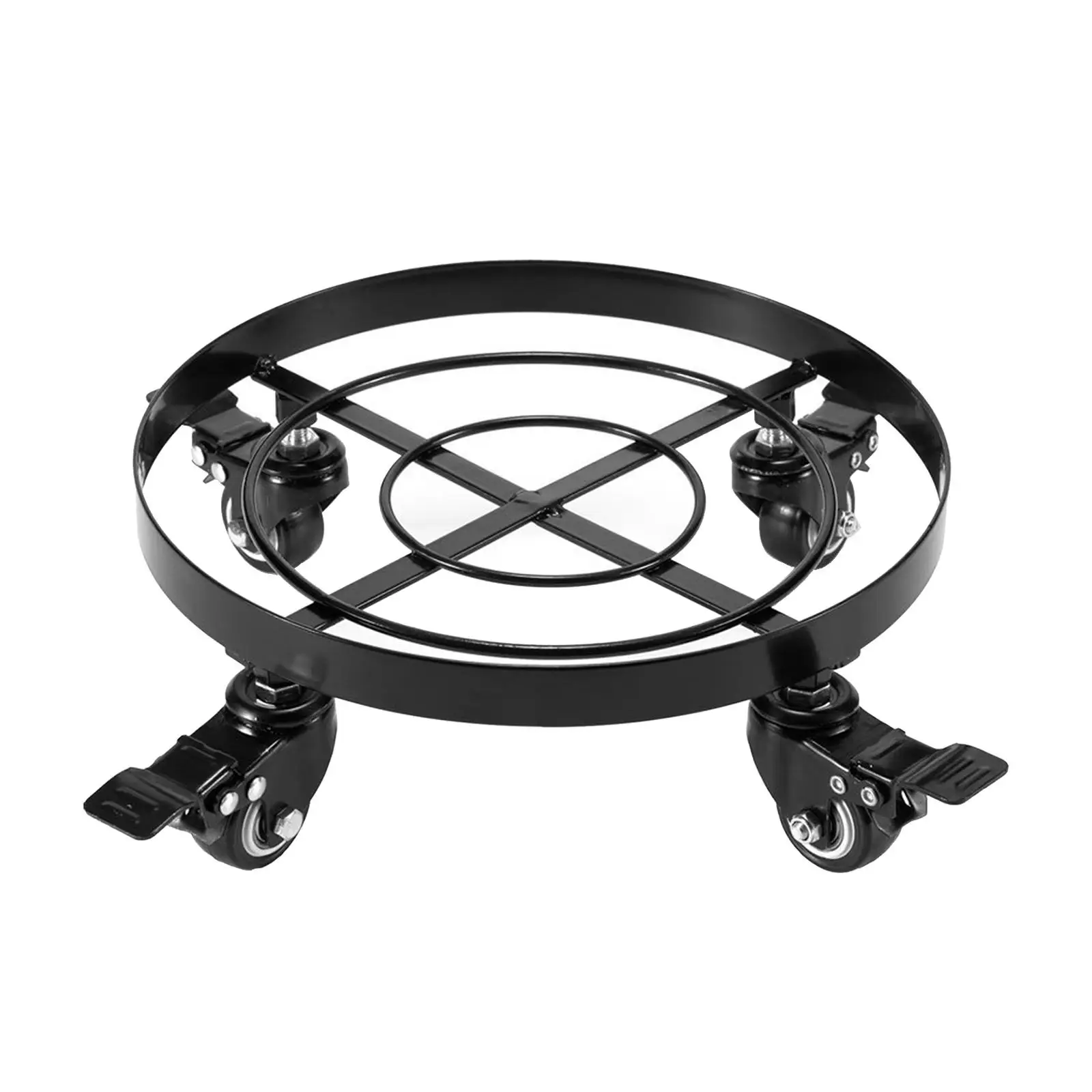 Mobile Flower Pot Stand with Heavy Duty Casters for Garden Trees and Floor Protection