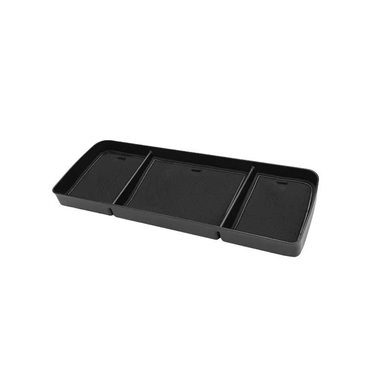 Car Central Control Screen Rear Storage Box Fit for Xpeng G9 2024 Modified ABS Material Car Hidden Storage Storage Accessories