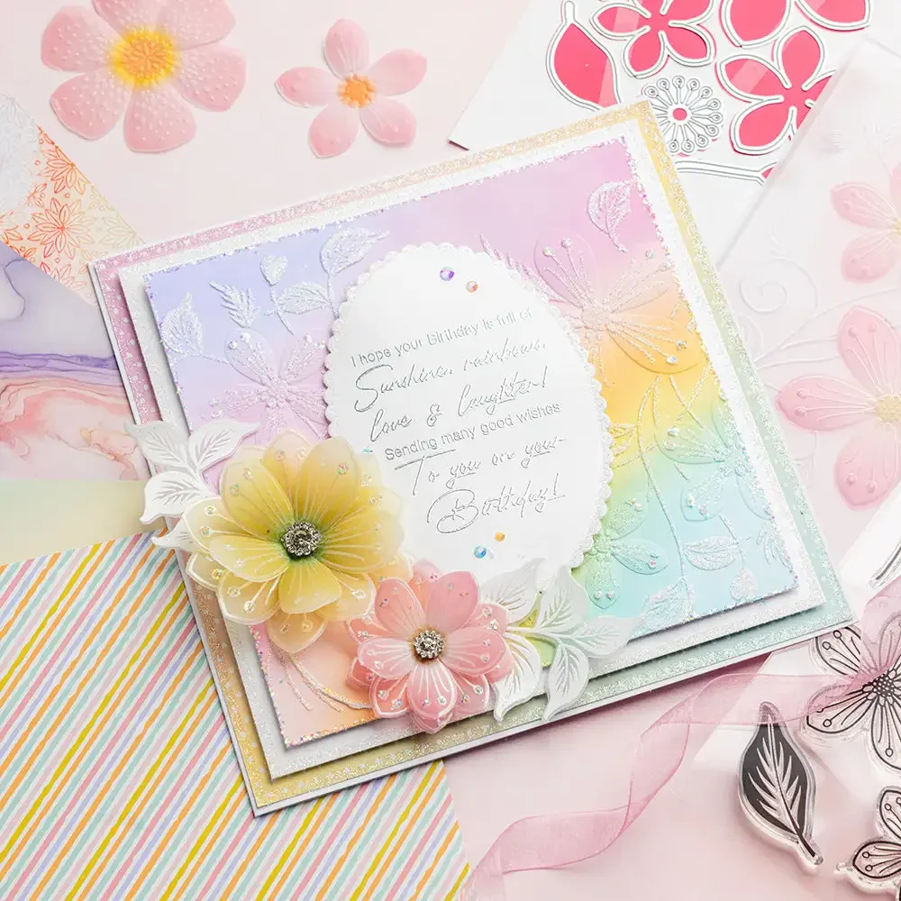 Amazing, Beautiful, Lovely Sentiment Builder Metal Cutting Dies Slimline Essentials Scrap Booking Card Stencil Cut Die for DIY view 6