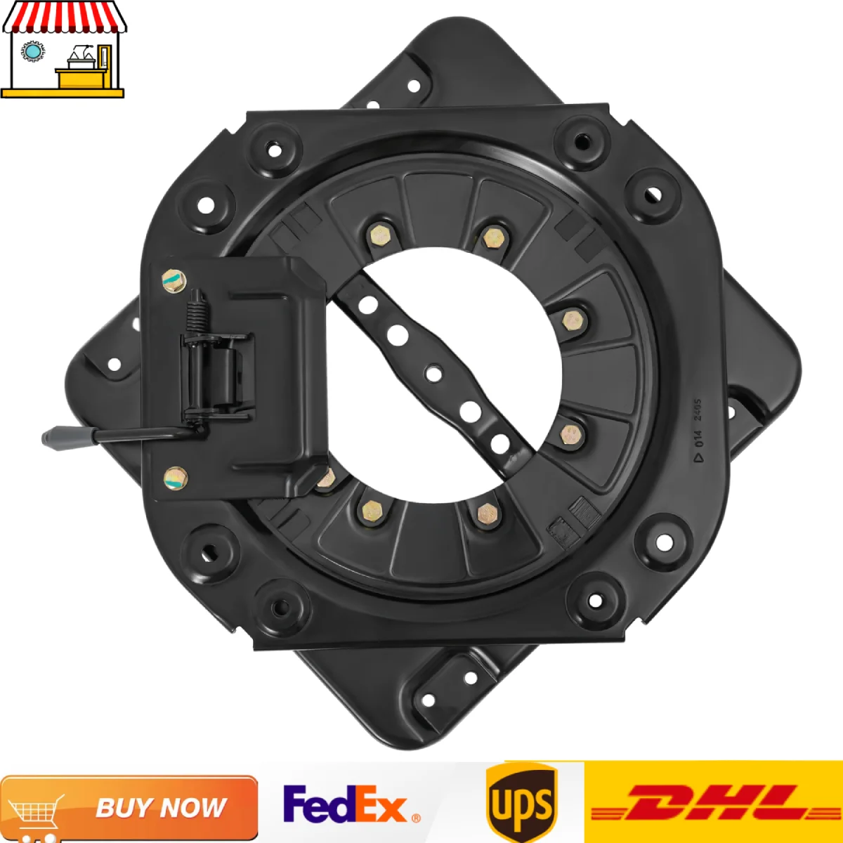 

Seat Swivel Base for RV Van Camper Boat| W21 Cold Rolled Steel Rotating Seat Base​| 130kg Load