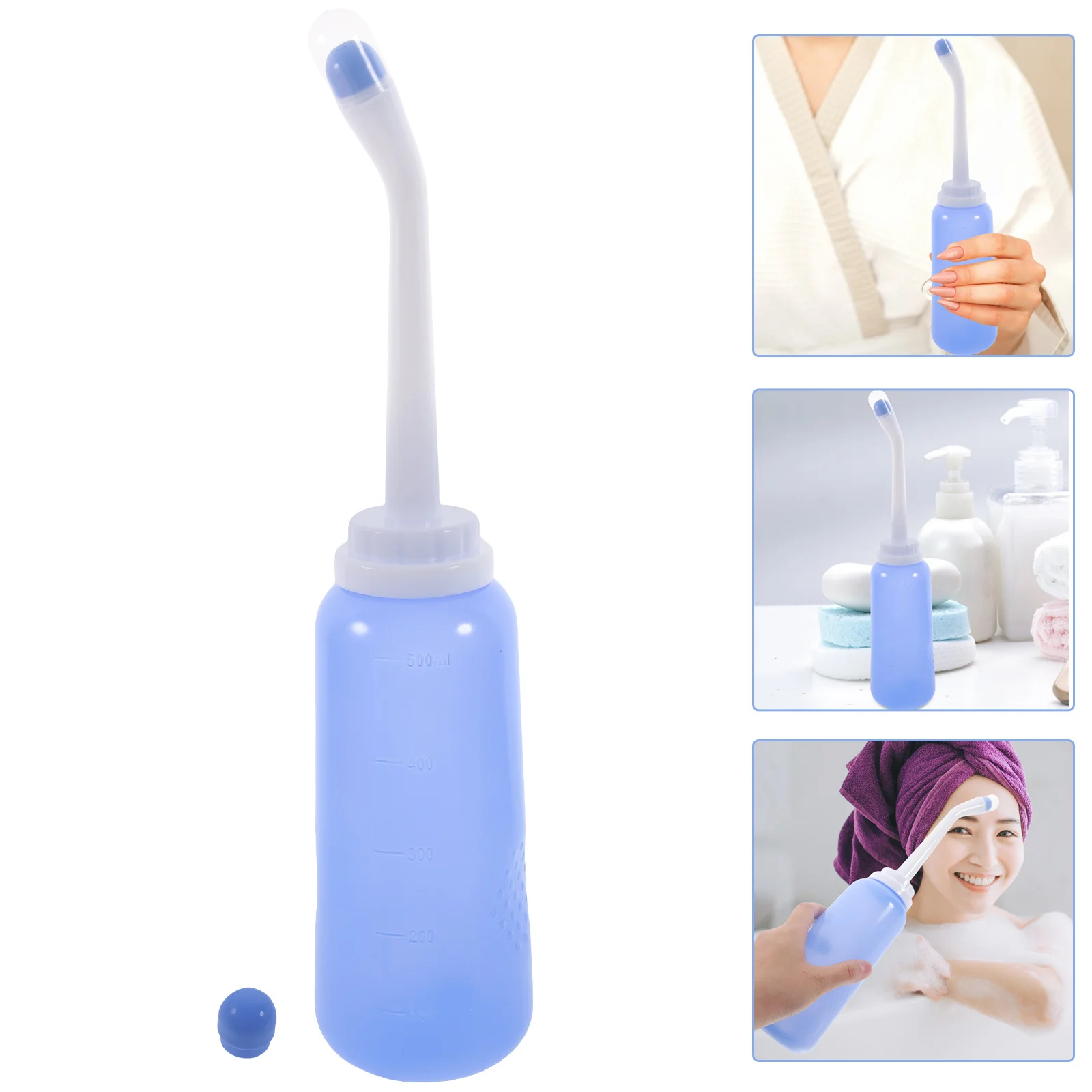 1Pc 500ML Portable Flusher Women Private Parts Irrigator Bidet Bottle Handheld Cleaner Personal Care Supplies for Pregnant Puerp