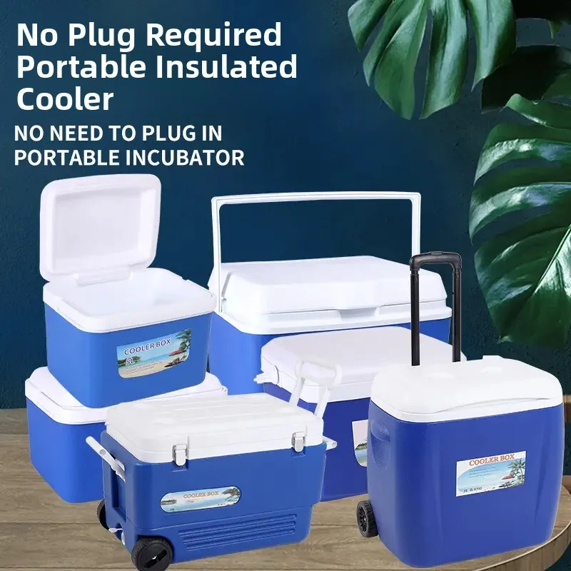 Portable Outdoor Insulated Cooler Box Small Refrigerator Ice Cream Medical Preservation Seafood Drug Foam Food Grade Picnic S...