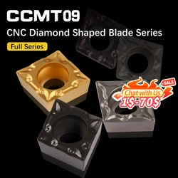 10 шт. CCMT09T304 CCMT09T308 твердосплавная вставка CCMT внутренний токарный инструмент алмазный лезвие с ЧПУ токарный станок для -SCLCR09