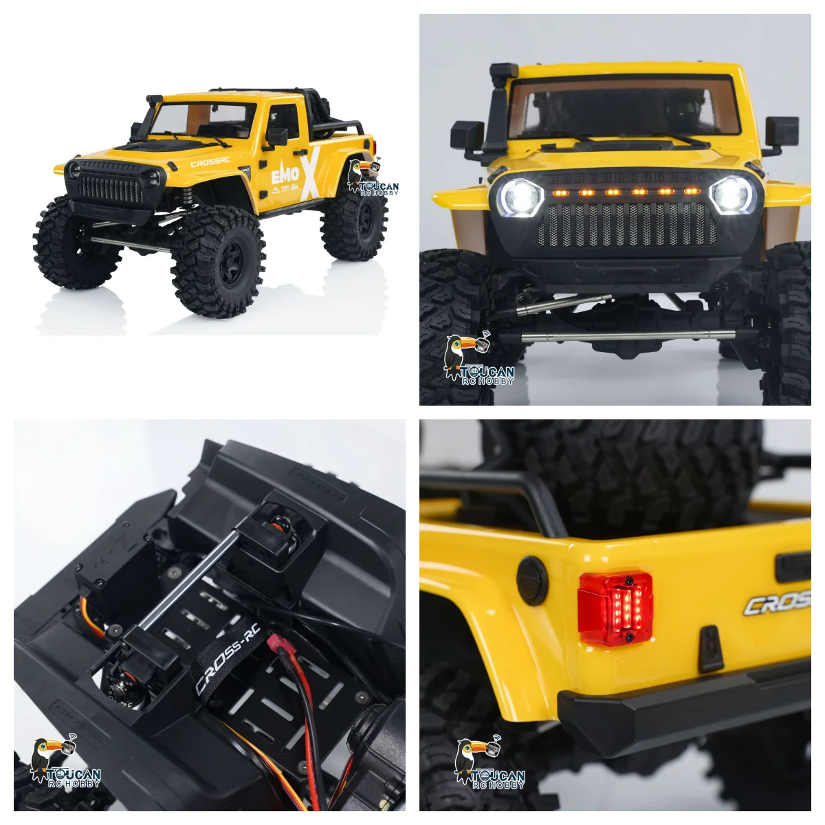 

CROSSRC 4X4 EMO X 1/8 RC Crawler Car Remote Control Off-road Vehicles RTR Models