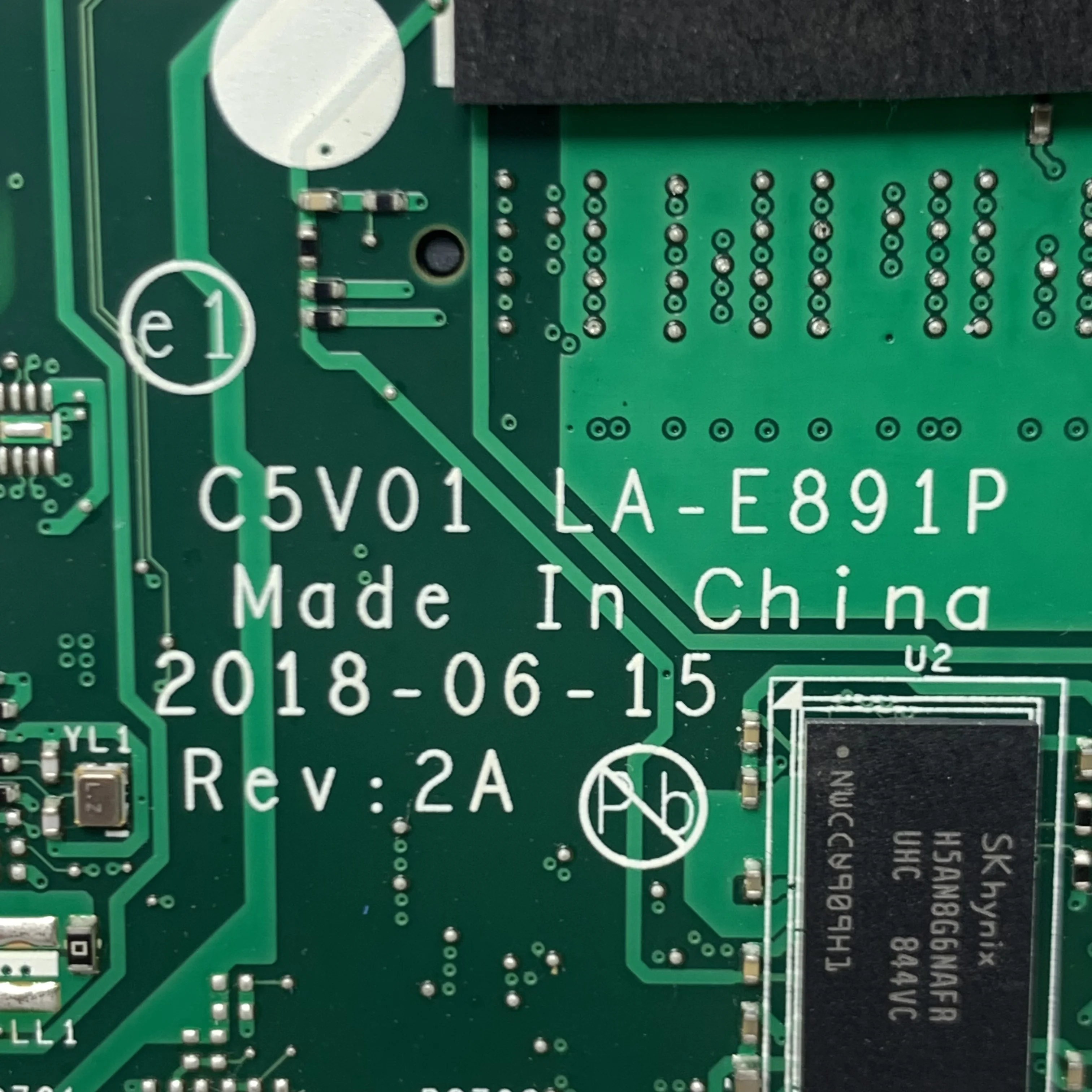 

LA-E891P C5V01 NBH2B11004 Mainboard For Acer A315-53 A515-51 Laptop Motherboard W/SR3LA I5-8250U CPU 4GB DDR4 100%Full Tested OK