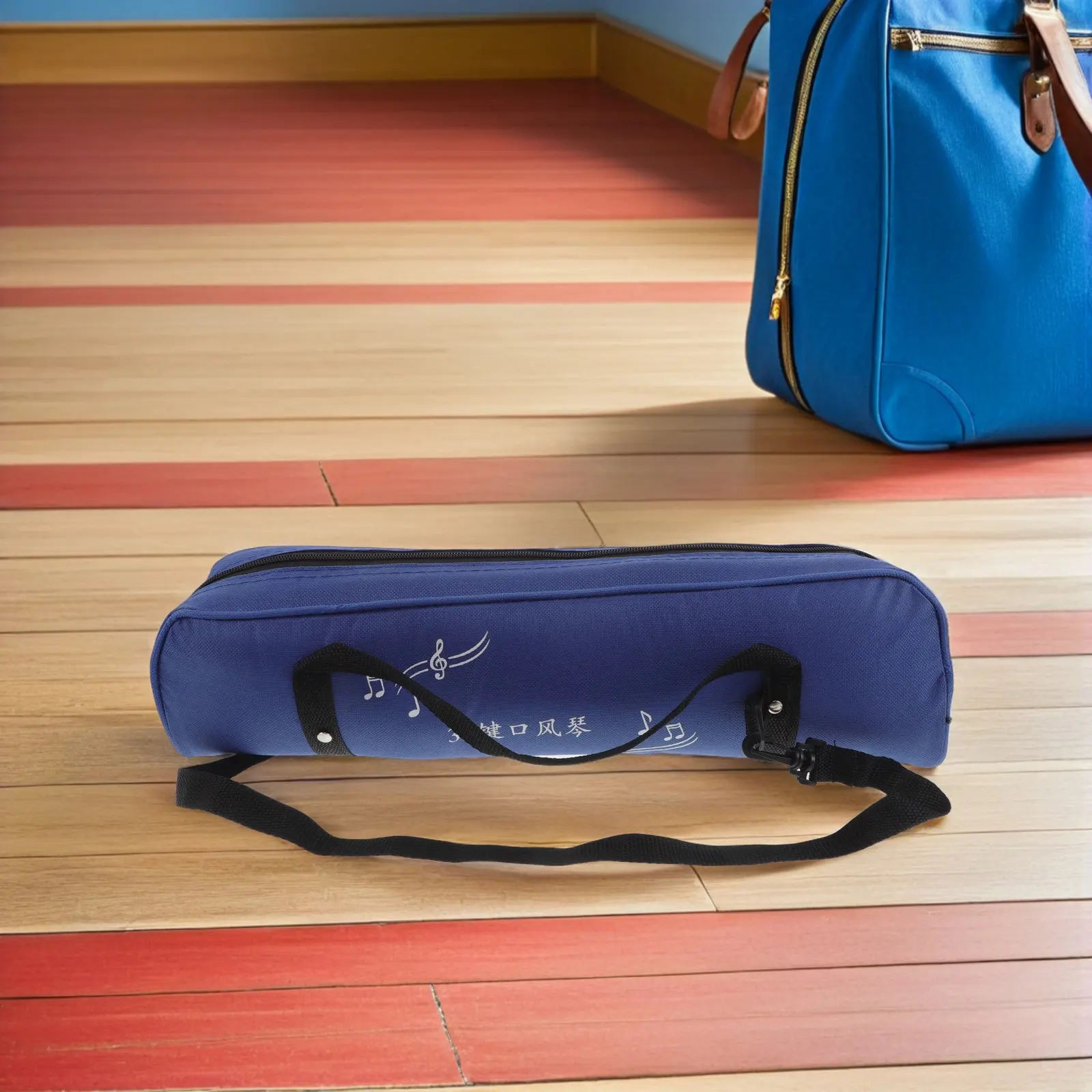 Portable Harmonica Storage Bag Organizer Music Accessories Bag For Harmonica Beginner 32-Key Canvas Carrying