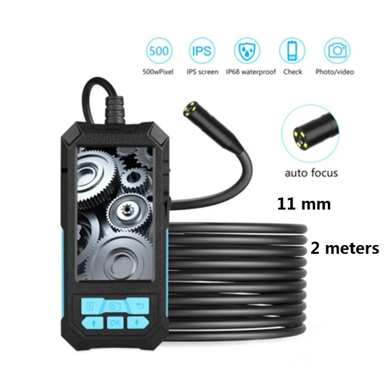 11mm 2/5/10meters 4LED HD1944P Endoscope Inspection Camera Waterproof Borescope car plumber Car Accessories