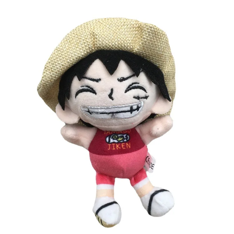 4pcs/Set Cartoon Anime One Piece Toys For Children Cute Luffy Chopper Portgasd Ace Toys Soft Toy Birthday Gifts