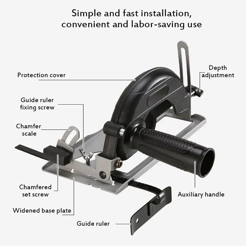 Hand Angle Grinder Converter To Cutter Cutting Machine Refit Electric Chain Saw Circular Saw Bracket Base Woodworking Table Tool