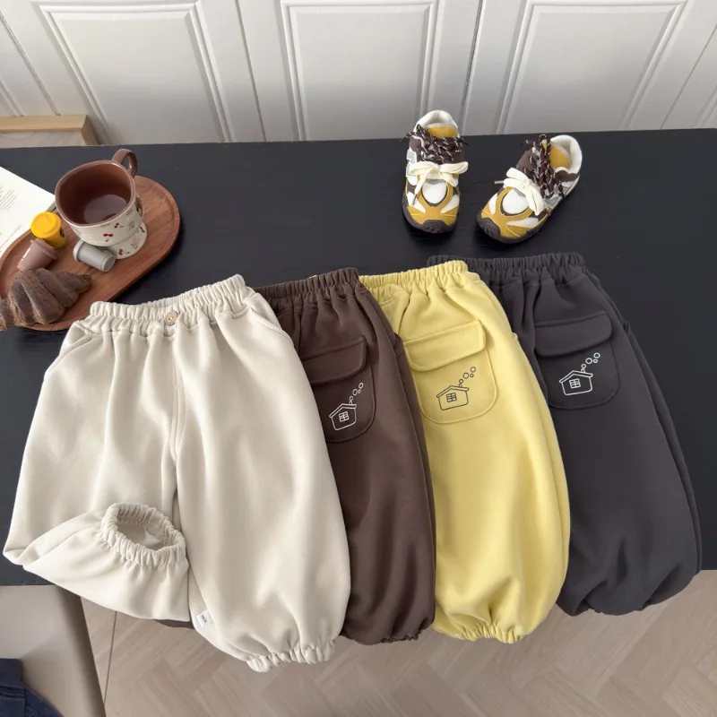 RAISE 1-12 Jahre Kinder Jungen Hosen Herbst Cartoon Bedruckte Kinder Jungen Jogginghosen Lose Vielseitige Elastische Taille Junior Mädchen Hose – Detail 11