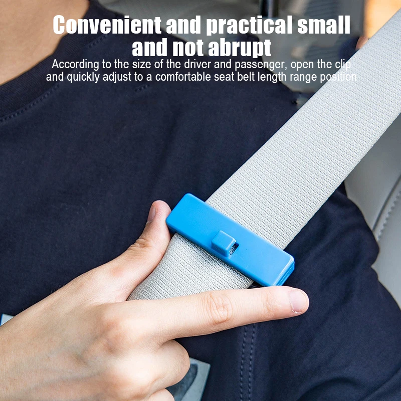 2pcscar seat belt holder clipCar seat belt limiterSimple Anti-Stretch Adjustment Lock DeviceFor all 53MM wide seat belts