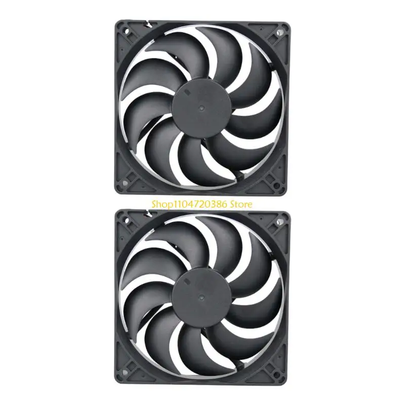 

K0EA 1 шт. 120x120x25 мм, от 110 В до 220 В, охлаждающий вентилятор с высоким потоком воздуха, 12 см, кулеры для компьютерного
