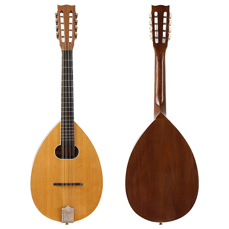 Hand-made Solid Spruce Wood Scoop Shape Mandolin 31 Inch Wood Spruce Top 8 String Mandolin Guitar High Grade Mandolin