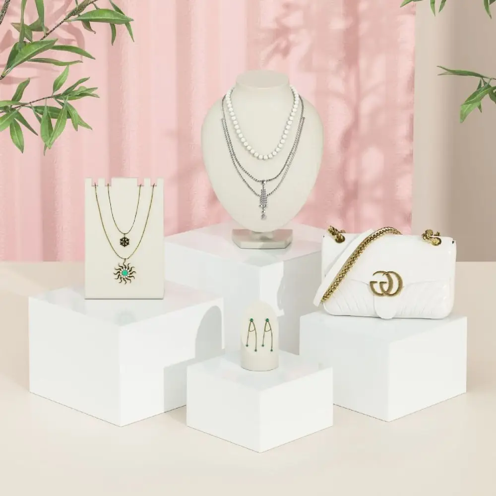 

6 шт./компл. акриловая стойка для шведского стола, квадратная компактная коробка для хранения настольной платформы