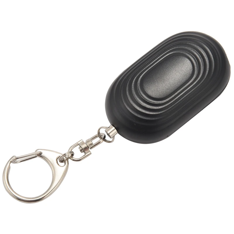 BAAY 4X Personal Protection Alarm Keychain - 130 DB Loud Sonic Siren Device With Flashlight To Increase Safety(Black)
