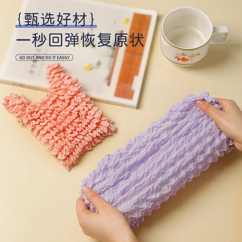 Borsa tote portatile pieghevole con bolle magiche 2025 Borsa per la spesa ecologica a prova di rughe di grande capacità