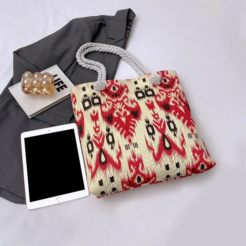 حقيبة دلو فنغ شوي عصرية وكسول، حقيبة ركاب متعددة الاستخدامات ذات سعة كبيرة، حقيبة كتف محمولة لقضاء العطلات على الشاطئ