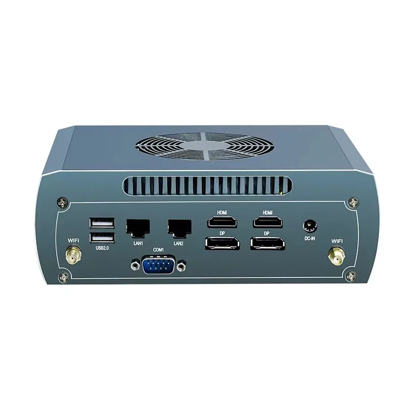 Topton Solid FU03 AI Mini PC AMD Ryzen 7 8845HS 2 * Intel 2.5G 2 * DDR5 2 * NVME Firewall Router game komputer Windows 11 4x8K WiFi6