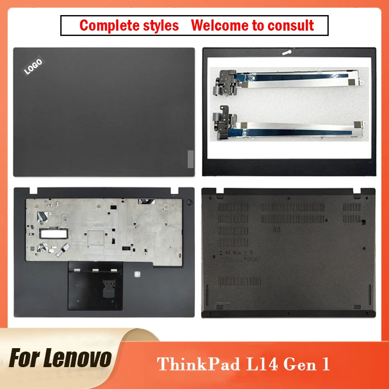 NEW Original For Lenovo Thinkpad L14 Gen 1 GL4A0 Laptop LCD Back Cover Front Bezel Palmrest Bottom Case Hinges Without SDD 14 In