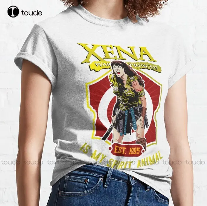 Xena Warrior Is My Spirit Animal Classic T-Shirt Xena Warrior Princess Women T Shirt Funny Art Streetwear Cartoon Tee Xs-5Xl New