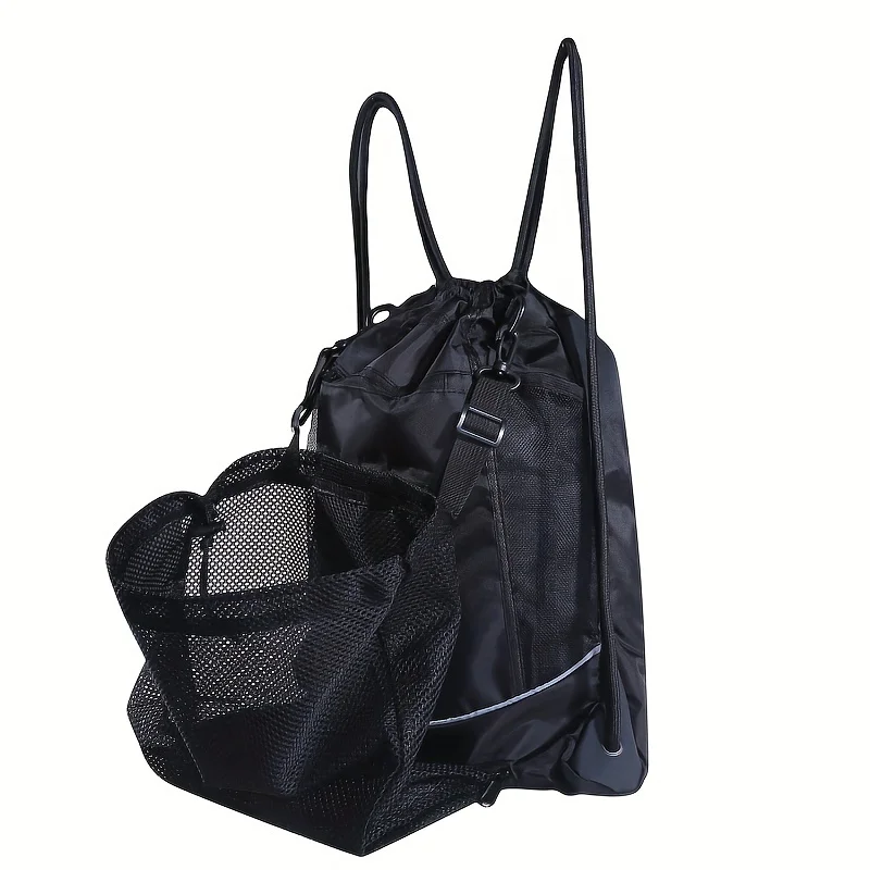 Zaino tascabile con coulisse zaino sportivo all\'aperto borsa da calcio da basket borsa da ciclismo